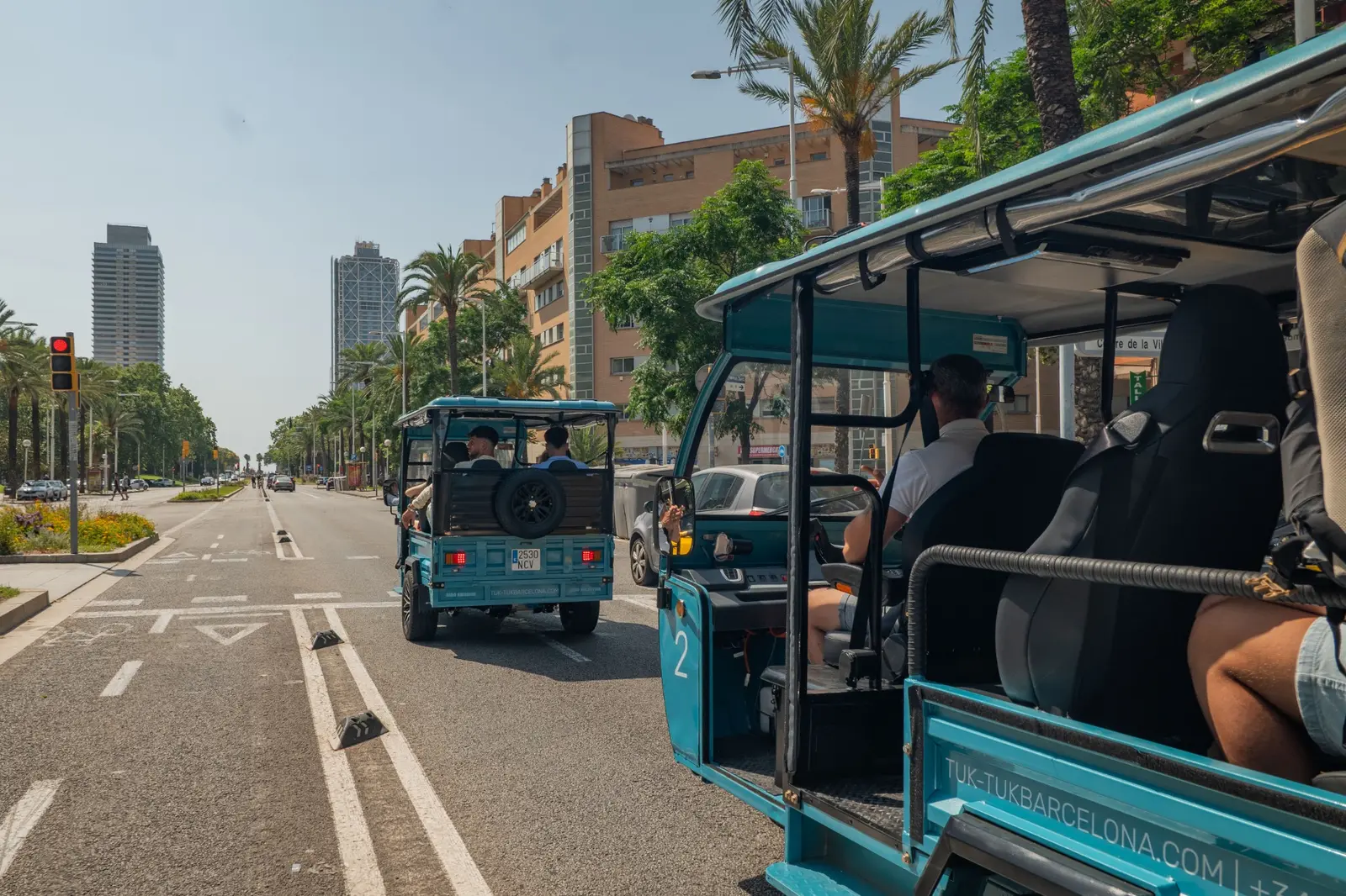 Private Tuk Tuk tour along Barcelona's seafront