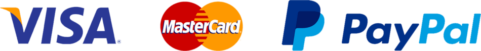 Visa, Mastercard and PayPal