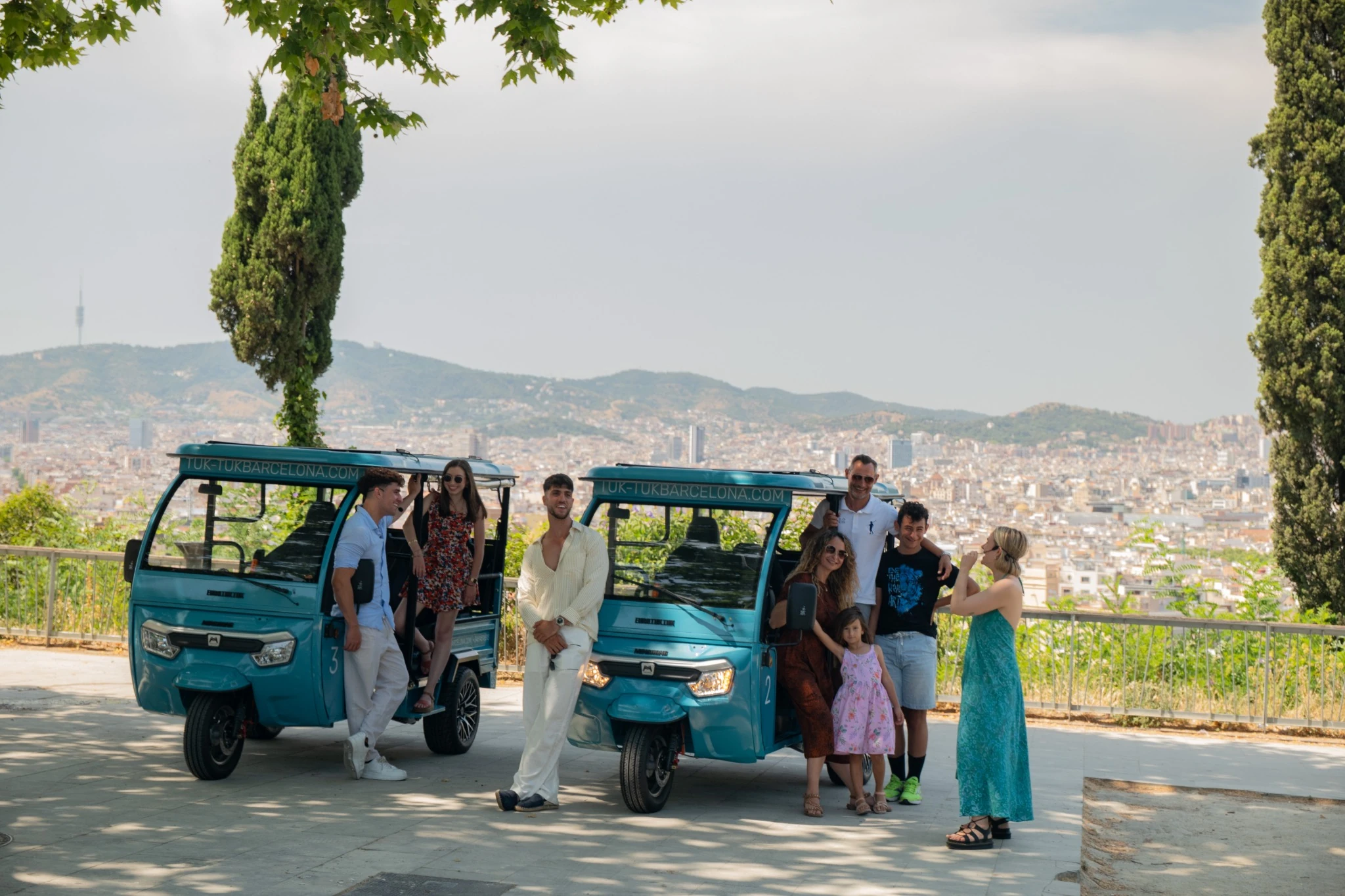Visite panoramique de Barcelone en Tuk Tuk (3 heures)